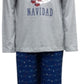 Family Pajama Women's Matching Big & Tall Fleece Navidad Family Pajama Set holiday lights Red Size 1XB