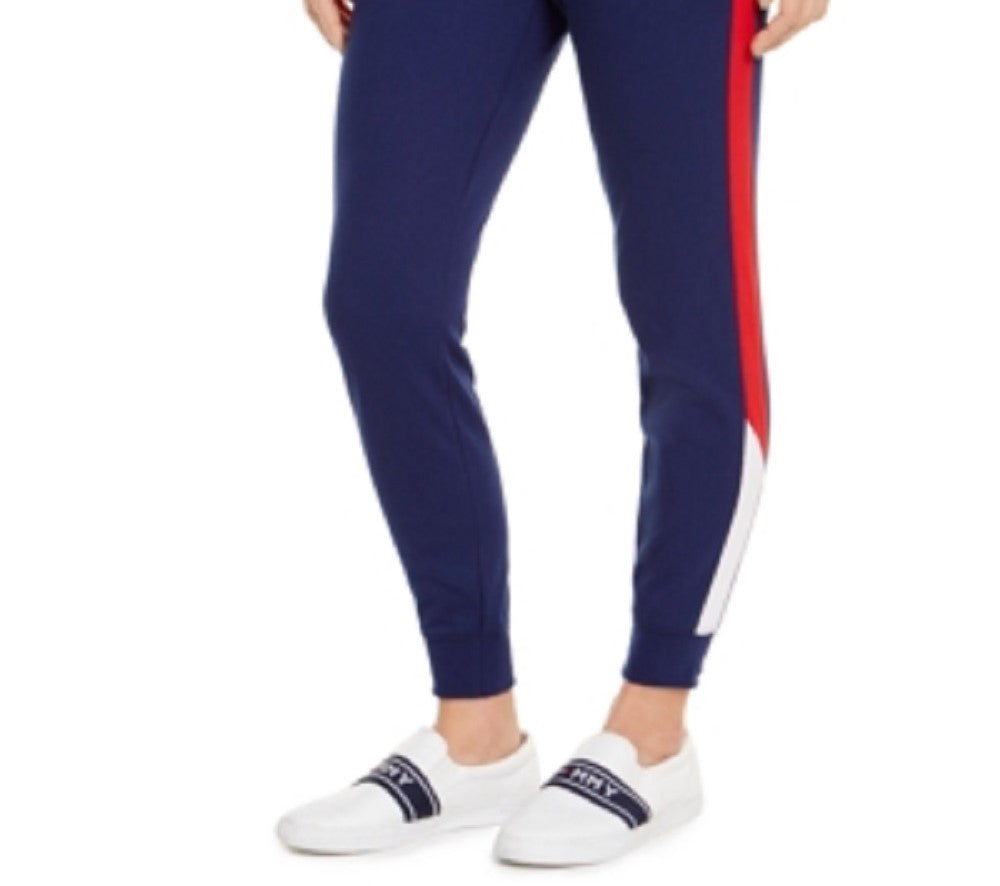Tommy Hilfiger Women's Sport Jogger Pants Fitness Running Blue Size Large