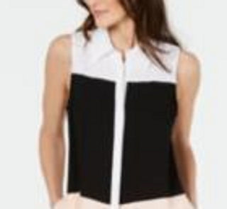 Alfani Women's Tiered Shirtdress Orange Size 8 Petite