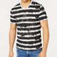 INC International Concepts Men's Cotton V Neck Graphic T-Shirt Gray Size XX-Large