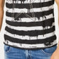 INC International Concepts Men's Cotton V Neck Graphic T-Shirt Gray Size XX-Large