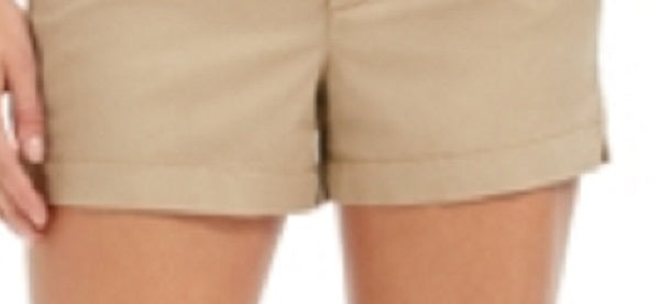 Style & Co. Women's Chino Shorts Brown Size 18