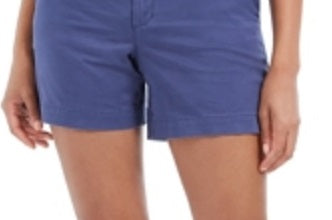 Style & Co Women's Chino Shorts Blue Size 18