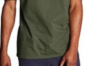 Champion Men's Classic Tee Embroidered C Logo Cargo Green Size Medium