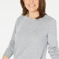 Karen Scott Women's Crewneck Long Sleeve Sweater Gray Size X-Small