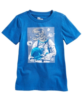 Epic Threads Toddler Boy's Space Dino T-Shirt Blue Size 3T