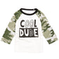First Impressions Baby Boy's Cotton Colorblocked Raglan Graphic Print T-Shirt White Size 6-9 Months