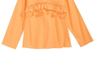 First Impressions Baby Girl's Cotton Ruffled T-Shirt Yellow Size 6-9 Months