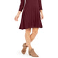 Style & Co Women's Swing Dress Red Size Small