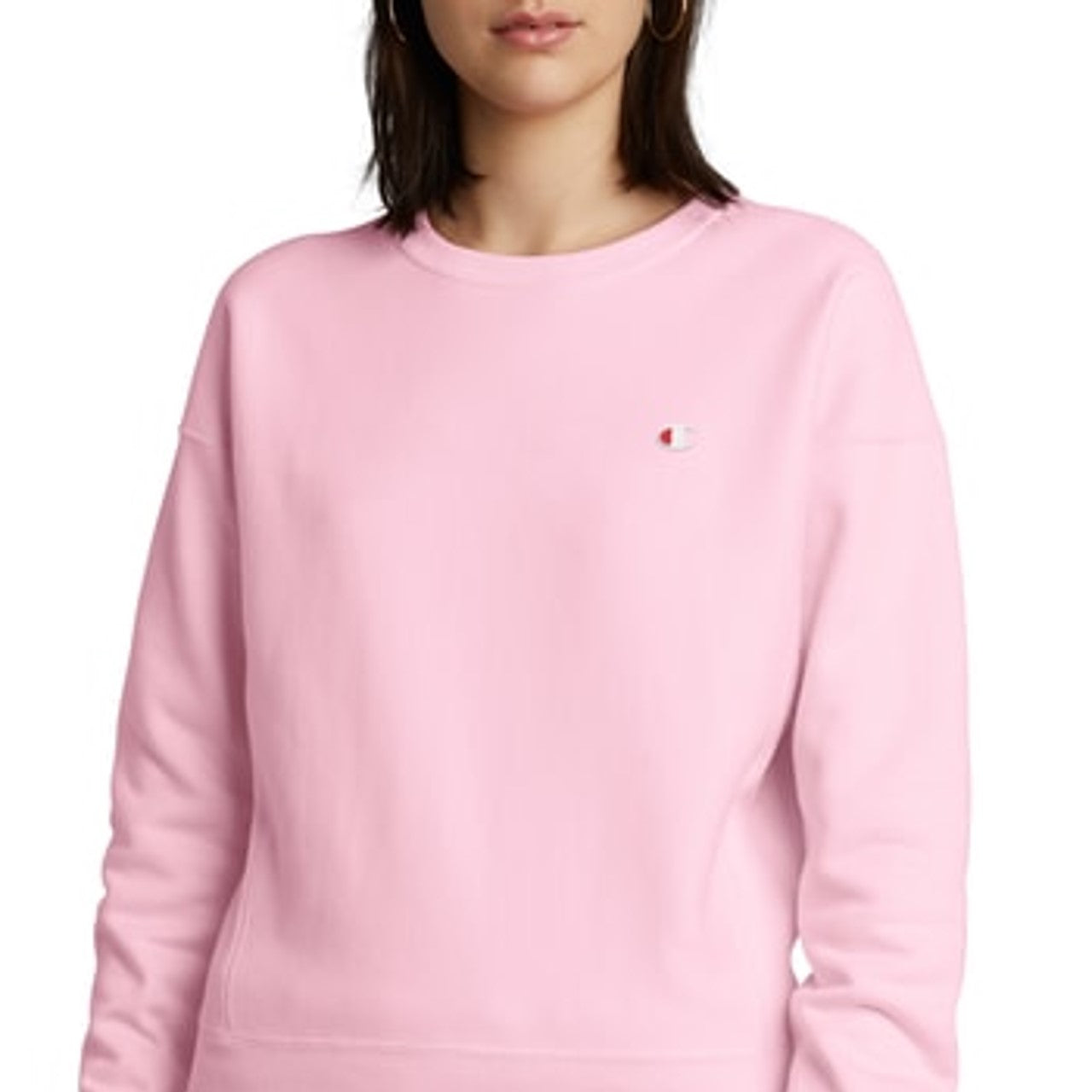 Champion Women's Life Reverse Weave Crew Pink Size X-Small