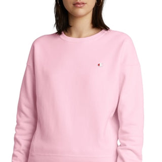 Champion Women's Life Reverse Weave Crew Pink Size X-Small