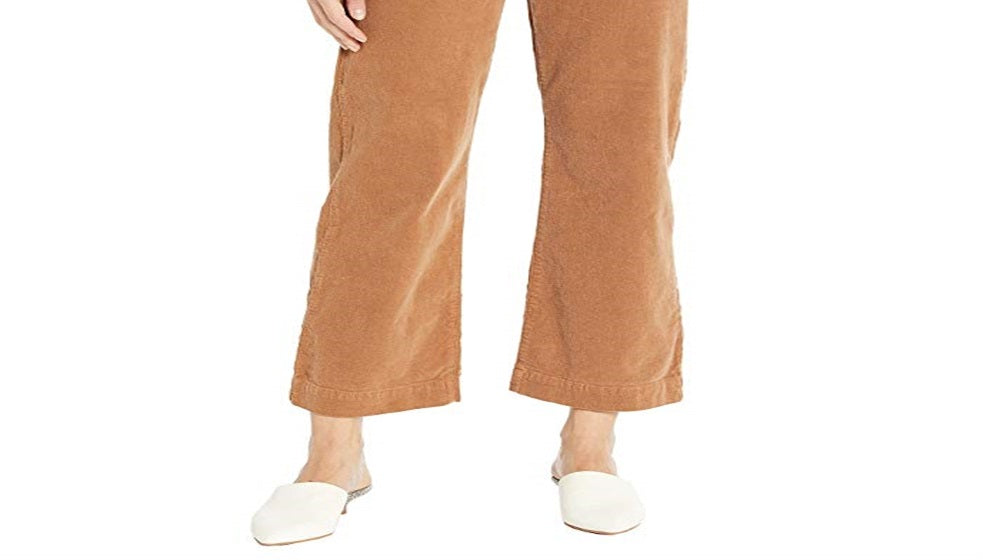 7 for All ManKind Women's Alexa Casual Corduroy Pants Brown  Size 32