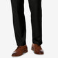 Haggar Men's Cool 18 Pro Stretch Straight Fit Flat Front Dress Pants Black Size 38X30