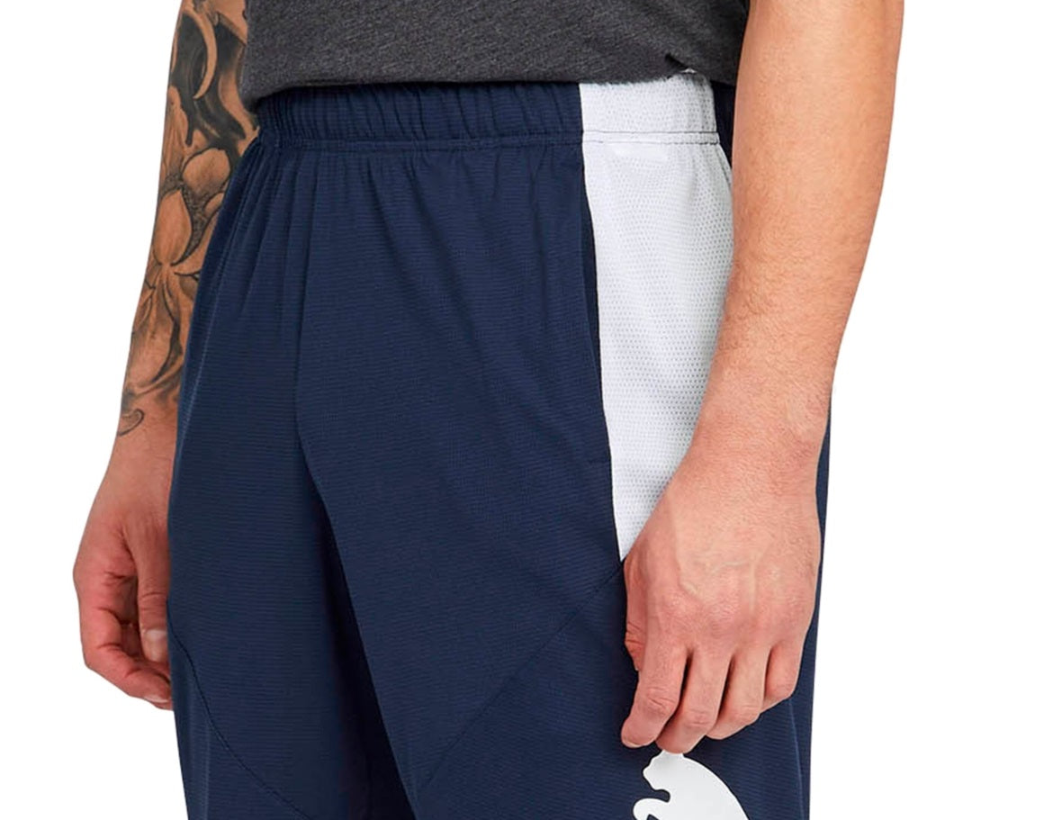 Puma Men's 10 Training Cat Shorts Blue Size Medium