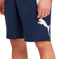 Puma Men's 10 Training Cat Shorts Blue Size Medium