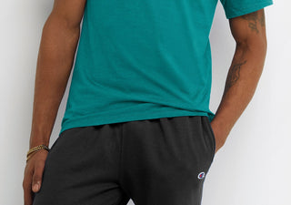 Champion Men's Classic Graphic Tee Green Size Small