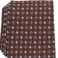 Perry Ellis Men's Selby Neat Tie Brown Regular
