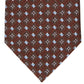 Perry Ellis Men's Selby Neat Tie Brown Regular