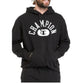 Champion Men's Arch Logo Vintage Varsity Hoodie Sweatshirt Black Size XX-Large