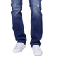 Lazer Men's Straight Fit Jeans Blue Size 30X30