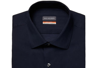 Van Heusen Men's Stain Shield Regular Fit Dress Shirt Blue Size 15X32X33