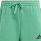 adidas Men's 3 Stripes 10 Fleece Shorts Green Size X-Large