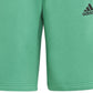 adidas Men's 3 Stripes 10 Fleece Shorts Green Size X-Large