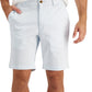 Club Room Men's Regular Fit 9 4 Way Stretch Shorts White  Size 40