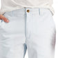 Club Room Men's Regular Fit 9 4 Way Stretch Shorts White  Size 40