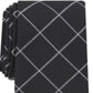Alfani Men's Robinson Grid Tie Black  Size Regular