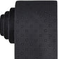 Calvin Klein Men's Tonal Square Solid Tie Black Size Regular