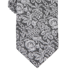 Bar III Men's Wiles Skinny Floral Tie Black  Size Regular