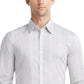 Calvin Klein Men's Stain Shield Extra Slim Fit Stretch Untucked Dress Shirt Gray Size Medium