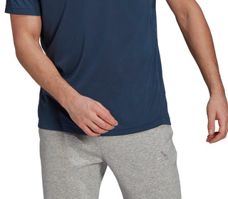adidas Men's Feelready Performance T Shirt Blue Size Small