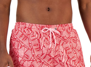 Club Room Men's Ben Tropical Swim Trunks Pink Size XX-Large