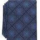 Perry Ellis Men's Wheatley Classic Geo Print Tie Blue Regular