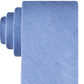 Tommy Hilfiger Men's Herringbone Linen Solid Tie Blue Size Regular
