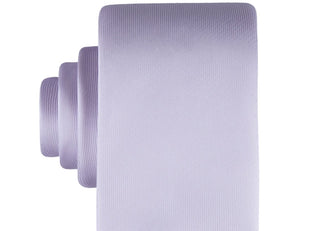 Calvin Klein Men's Unison Solid Tie Purple Size Regular