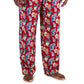 Club Room Men's Solid Top & Tropical Pants 2 Pc Pajama Set Red Size X-Large