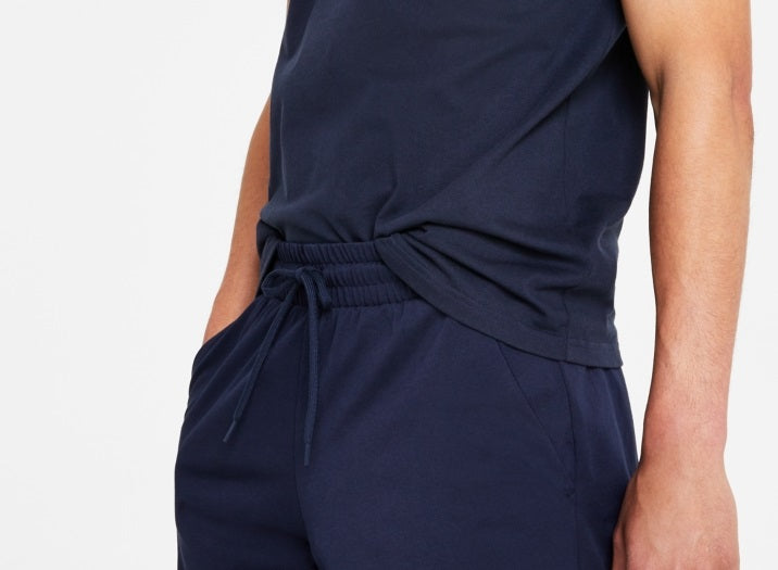 adidas Men's 7 Essentials Americana Jersey Shorts Blue Size Small