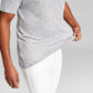And Now This Men's Ribbed Pocket Knit Short Sleeve Shirt Gray Size XX-Large