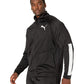Puma Men's Contrast Zip Front Track Jacket Black Size XXX-Large