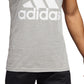 adidas Men's Badge Of Sport Logo Graphic Tank Gray Size Medium