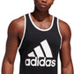 adidas Men's Badge Of Sport Logo Graphic Tank Black Size Medium
