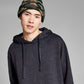 And Now This Men's Pullover Fleece Hooded Sweatshirt Black Size Medium