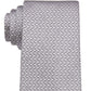 Michael Kors Men's Classic Design Link Print Tie Gray Size Regular