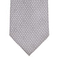 Michael Kors Men's Classic Design Link Print Tie Gray Size Regular