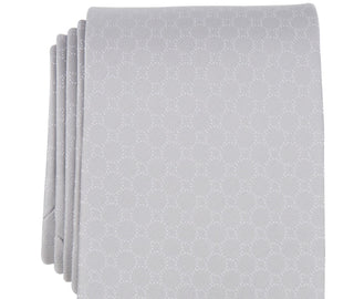 Michael Kors Men's Pearsall Dot Tie Gray Size Regular