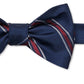 Tommy Hilfiger Men's Rumi Stripe Self-Tie Bow Blue Size Regular