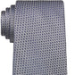 Tommy Hilfiger Men's Chainlink Textured Tie Blue Size Regular